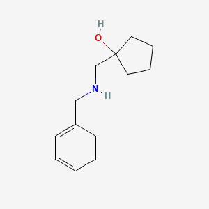 1-[(Benzylamino)methyl]cyclopentan-1-ol
