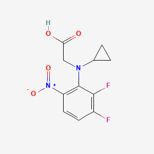 2-[Cyclopropyl(2,3-difluoro-6-nitrophenyl)amino]acetic acid