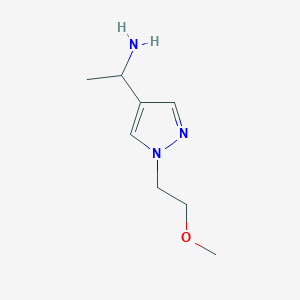 1-(1-(2-Methoxyethyl)-1H-pyrazol-4-yl)ethanamine