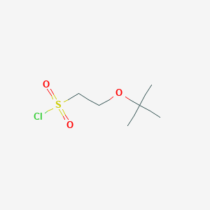 molecular formula C6H13ClO3S B1528706 2-(Tert-butoxy)ethane-1-sulfonyl chloride CAS No. 1338986-63-2