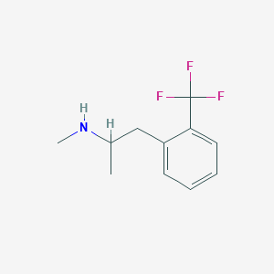 molecular formula C11H14F3N B1528708 Methyl({1-[2-(trifluoromethyl)phenyl]propan-2-yl})amine CAS No. 1344274-22-1
