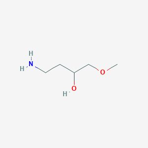 molecular formula C5H13NO2 B1528712 4-Amino-1-methoxybutan-2-ol CAS No. 39754-69-3