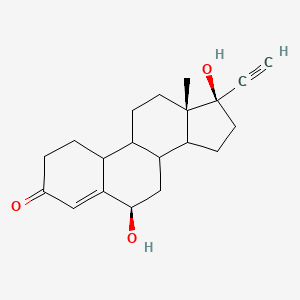 molecular formula C20H26O3 B15287258 6|A-Hydroxy Norethindrone 