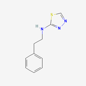 molecular formula C10H11N3S B1528727 N-(2-phenylethyl)-1,3,4-thiadiazol-2-amine CAS No. 1342738-90-2