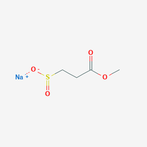 Sodium 3-methoxy-3-oxopropane-1-sulfinate