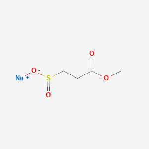 molecular formula C4H7NaO4S B152873 3-甲氧基-3-氧代丙烷-1-磺酸钠 CAS No. 90030-48-1