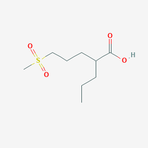5-Methanesulfonyl-2-propylpentanoic acid