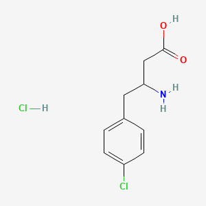 molecular formula C10H13Cl2NO2 B15287344 H-d-beta-hophe(4-cl)-oh.hcl 