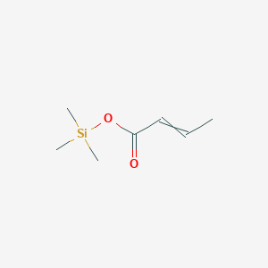molecular formula C7H14O2Si B15287349 Trimethylsilyl (2E)-2-Butenoate 
