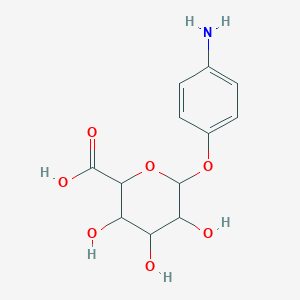 molecular formula C12H15NO7 B15287356 4-Aminophenyl-beta-D-glucuronide 