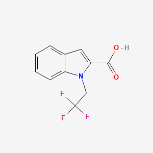 1-(2,2,2-trifluoroethyl)-1H-indole-2-carboxylic acid