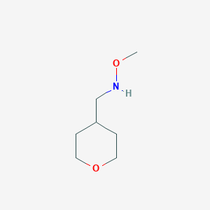 molecular formula C7H15NO2 B1528742 Methoxy(oxan-4-ylmethyl)amine CAS No. 1438858-65-1
