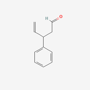 molecular formula C11H12O B15287423 3-Phenylpent-4-enal CAS No. 939-21-9
