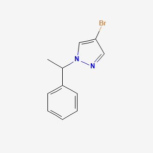 4-bromo-1-(1-phenylethyl)-1H-pyrazole