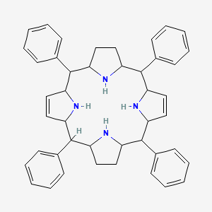 molecular formula C44H48N4 B15287489 5,10,15,20-tetraphenyl-1,2,3,4,5,6,9,10,11,12,13,14,15,16,19,20,21,22,23,24-icosahydroporphyrin 