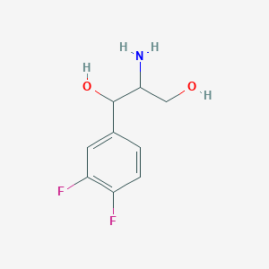 2-Amino-1-(3,4-difluorophenyl)propane-1,3-diol