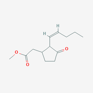 molecular formula C13H20O3 B15287542 methyl 2-[3-oxo-2-[(Z)-pent-1-enyl]cyclopentyl]acetate 