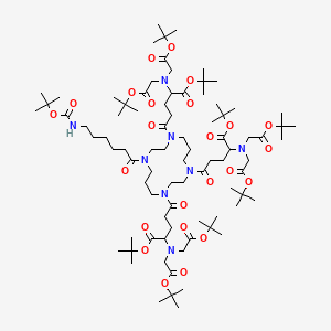 molecular formula C84H148N8O24 B15287616 Tris-NTA per-Tert-butyl Ester 