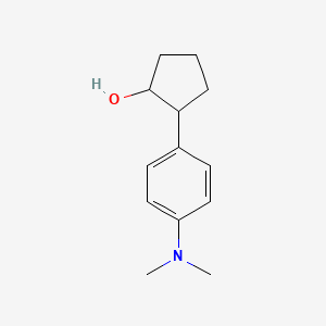 molecular formula C13H19NO B15287630 trans-2-(4-Dimethylaminophenyl)cyclopentanol 
