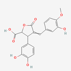 molecular formula C19H16O8 B15287639 Salvianolic Acid M 