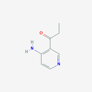 1-(4-Aminopyridin-3-yl)propan-1-one