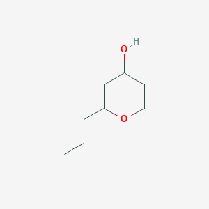 molecular formula C8H16O2 B1528780 2-Propyloxan-4-ol CAS No. 23077-46-5