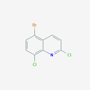 molecular formula C9H4BrCl2N B1528782 5-溴-2,8-二氯喹啉 CAS No. 1343934-72-4