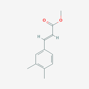 molecular formula C12H14O2 B15287840 Methyl (e)-3-(3,4-dimethylphenyl)acrylate 