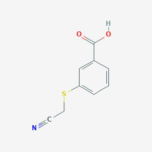 3-[(Cyanomethyl)sulfanyl]benzoic acid