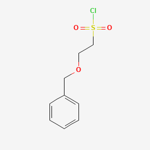 molecular formula C9H11ClO3S B1528788 2-(benzyloxy)ethane-1-sulfonyl chloride CAS No. 881407-20-1