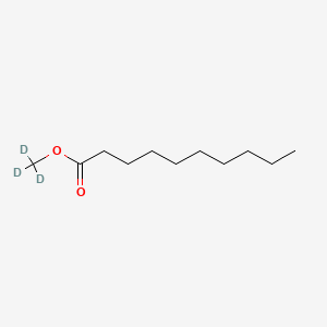 molecular formula C11H22O2 B15287886 Trideuteriomethyl decanoate 