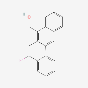 molecular formula C19H13FO B15287892 Benz(a)anthracene-7-methanol, 5-fluoro- CAS No. 80756-95-2