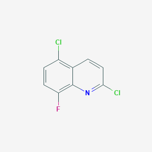 molecular formula C9H4Cl2FN B1528790 2,5-二氯-8-氟喹啉 CAS No. 1342357-62-3