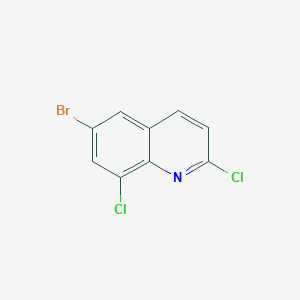 molecular formula C9H4BrCl2N B1528793 6-溴-2,8-二氯喹啉 CAS No. 1344013-69-9