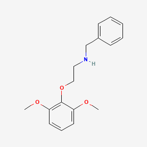 molecular formula C17H21NO3 B15287997 N-benzyl-2-(2,6-dimethoxyphenoxy)ethanamine CAS No. 770703-33-8