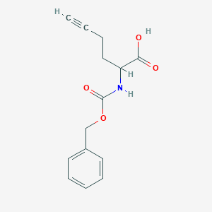 2-([(Benzyloxy)carbonyl]amino)hex-5-ynoic acid