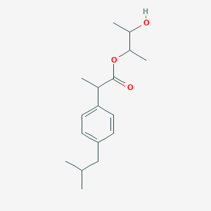 molecular formula C17H26O3 B15288017 Ibuprofen 2,3-Butylene Glycol Ester 