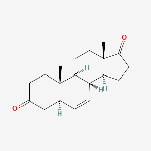 molecular formula C19H26O2 B15288040 5alpha-Androst-6-ene-3,17-dione 