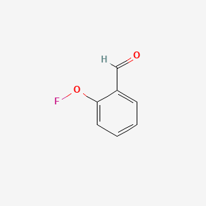molecular formula C7H5FO2 B15288140 Fluorosalicylaldehyde CAS No. 71989-89-4
