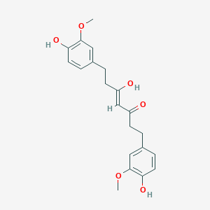 molecular formula C21H24O6 B15288149 (4Z)-5-Hydroxy-1,7-bis(4-hydroxy-3-methoxyphenyl)-4-hepten-3-one CAS No. 426828-40-2