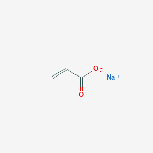 molecular formula (C3H3O2)n·Na<br>C3H3NaO2 B152882 丙烯酸钠 CAS No. 7446-81-3