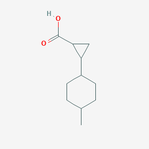 2-(4-Methylcyclohexyl)cyclopropane-1-carboxylic acid
