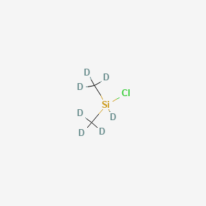 molecular formula C2H7ClSi B15288262 Chloro-deuterio-bis(trideuteriomethyl)silane 