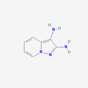 molecular formula C7H8N4 B152883 Pyrazolo[1,5-A]pyridine-2,3-diamine CAS No. 136873-28-4