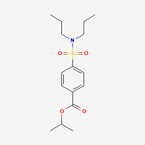 molecular formula C16H25NO4S B15288315 Probenecid Isopropyl Ester 
