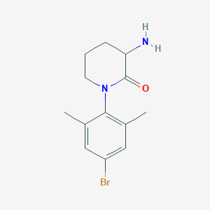 3-Amino-1-(4-bromo-2,6-dimethylphenyl)piperidin-2-one