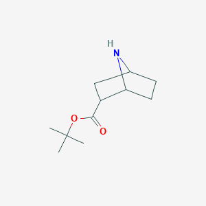 molecular formula C11H19NO2 B1528834 Tert-butyl 7-azabicyclo[2.2.1]heptane-2-carboxylate CAS No. 1560537-91-8