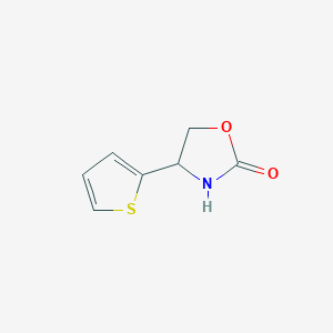 molecular formula C7H7NO2S B1528836 4-(2-Thienyl)oxazolidine-2-one CAS No. 896131-72-9
