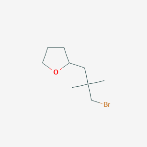 2-(3-Bromo-2,2-dimethylpropyl)oxolane