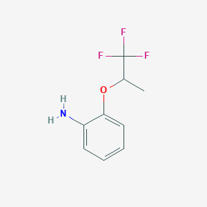 2-[(1,1,1-Trifluoropropan-2-yl)oxy]aniline